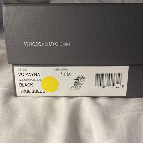 Vince Camuto Zayna Suede Lace up Strappy Sandal Heels - Picture 9 of 10